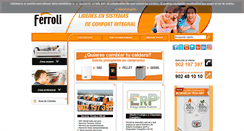 Desktop Screenshot of ferroli.es