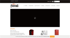 Desktop Screenshot of ferroli.com.pl